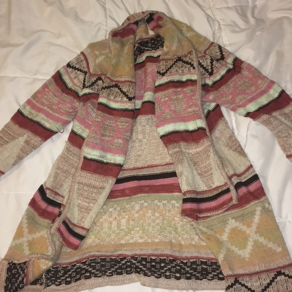 Aztec print sweater